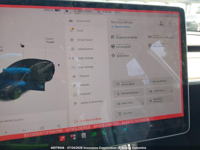 Продаж на аукціоні авто 2018 Tesla Model 3, vin: 5YJ3E1EB7JF106785, номер лоту: 40079546