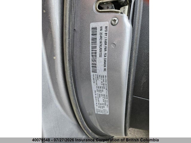 Aukcja sprzedaży 2020 Chrysler Pacifica Hybrid Limited, vin: 2C4RC1N7XLR267232, numer aukcji: 40079548