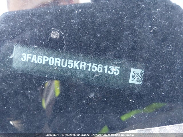Продажа на аукционе авто 2019 Ford Fusion Titanium, vin: 3FA6P0RU5KR156135, номер лота: 40079561