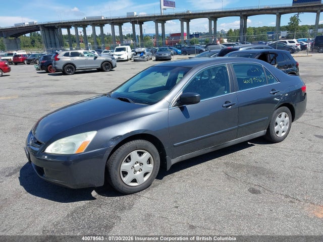 2005 Honda Accord Lx მანქანა იყიდება აუქციონზე, vin: 1HGCM56405A803273, აუქციონის ნომერი: 40079563
