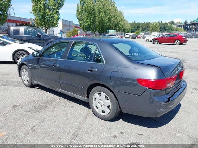 2005 Honda Accord Lx მანქანა იყიდება აუქციონზე, vin: 1HGCM56405A803273, აუქციონის ნომერი: 40079563