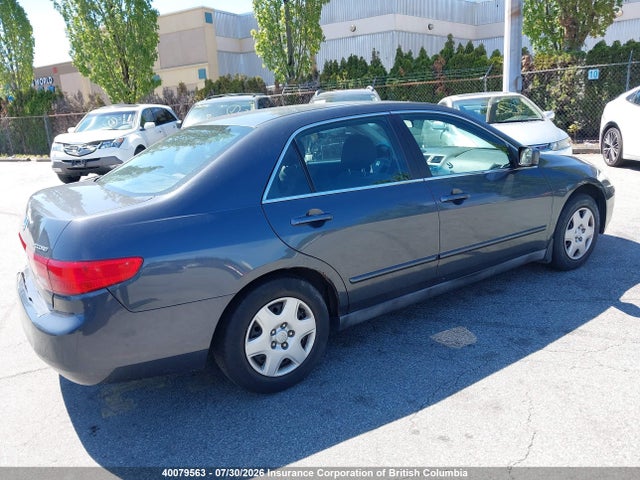 2005 Honda Accord Lx მანქანა იყიდება აუქციონზე, vin: 1HGCM56405A803273, აუქციონის ნომერი: 40079563