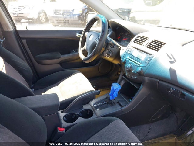 2005 Honda Accord Lx მანქანა იყიდება აუქციონზე, vin: 1HGCM56405A803273, აუქციონის ნომერი: 40079563