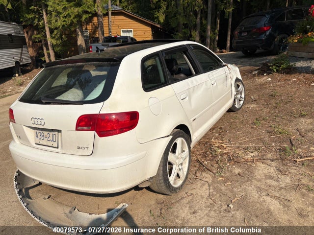 2008 Audi A3 მანქანა იყიდება აუქციონზე, vin: WAUHF68P38A013298, აუქციონის ნომერი: 40079573