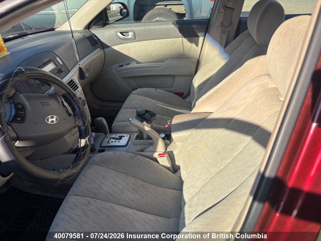 40079581 :رقم المزاد ، 5NPET46C87H195915 vin ، 2007 Hyundai Sonata Gl/gls مزاد بيع