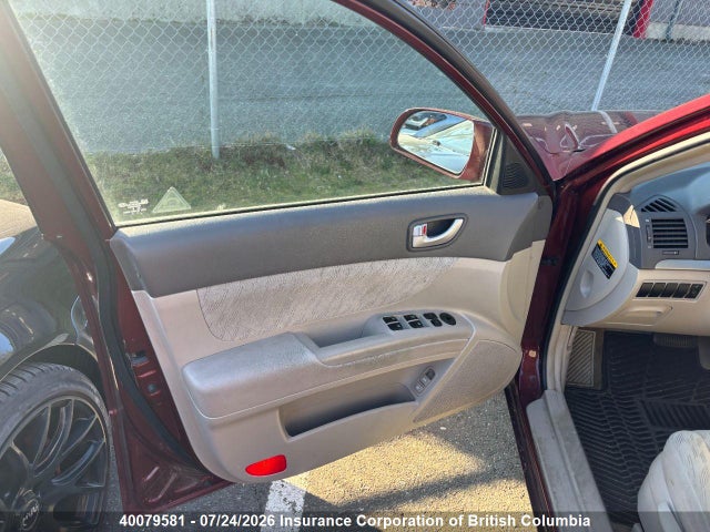 40079581 :رقم المزاد ، 5NPET46C87H195915 vin ، 2007 Hyundai Sonata Gl/gls مزاد بيع