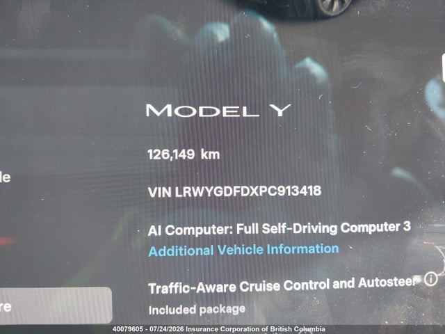Aukcja sprzedaży 2023 Tesla Model Y Rwd, vin: LRWYGDFDXPC913418, numer aukcji: 40079605