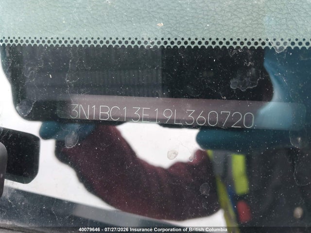 Продаж на аукціоні авто 2009 Nissan Versa, vin: 3N1BC13E19L360720, номер лоту: 40079646