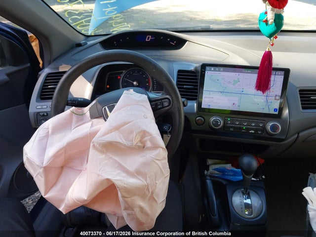 2008 Honda Civic Dx-g მანქანა იყიდება აუქციონზე, vin: 2HGFG12308H011737, აუქციონის ნომერი: 40073370