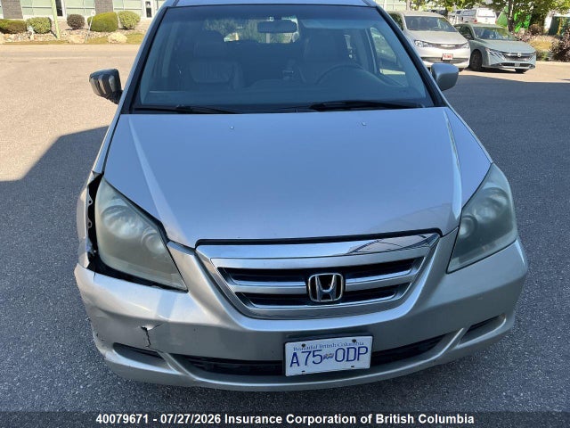 2005 Honda Odyssey Ex-l მანქანა იყიდება აუქციონზე, vin: 5FNRL38665B505865, აუქციონის ნომერი: 40079671