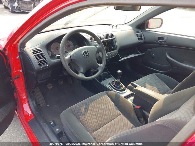 2005 Honda Civic მანქანა იყიდება აუქციონზე, vin: 1HGEM21265L812089, აუქციონის ნომერი: 40079675