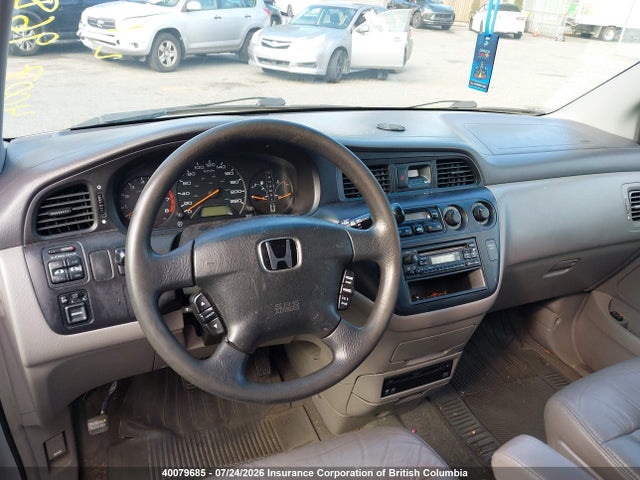 2003 Honda Odyssey Exl მანქანა იყიდება აუქციონზე, vin: 2HKRL18933H010262, აუქციონის ნომერი: 40079685