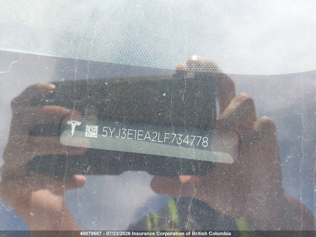 Tesla Model 3 Standard Range Plus 2020 5YJ3E1EA2LF734778 Image 20