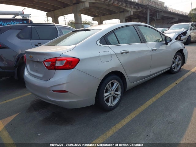 Продаж на аукціоні авто 2017 Chevrolet Cruze Lt, vin: 3G1BE5SM8HS538966, номер лоту: 40076220