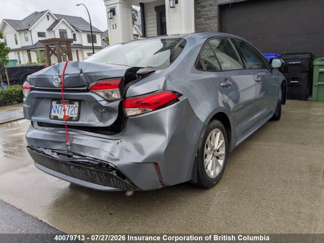2022 Toyota Corolla Le/xle მანქანა იყიდება აუქციონზე, vin: 5YFBPMBE3NP315764, აუქციონის ნომერი: 40079713