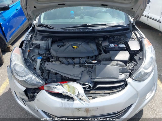 Продаж на аукціоні авто 2013 Hyundai Elantra Gls/limited, vin: 5NPDH4AEXDH394093, номер лоту: 40076325