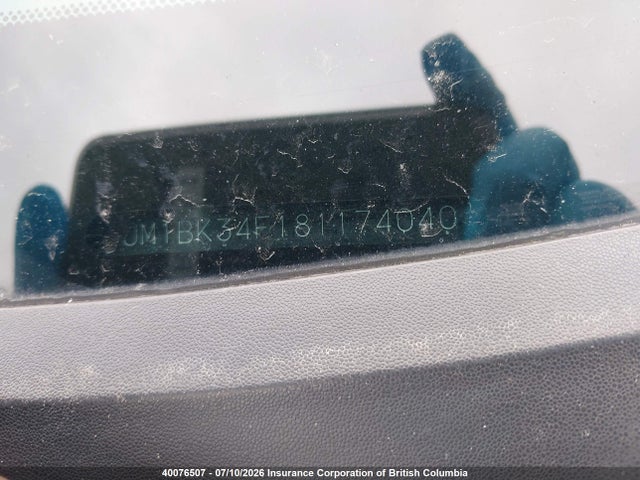 Продаж на аукціоні авто 2008 Mazda 3 I, vin: JM1BK34F181174040, номер лоту: 40076507