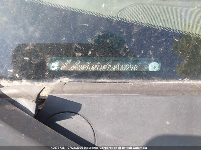 2007 Honda Civic მანქანა იყიდება აუქციონზე, vin: JHMFA36247S800296, აუქციონის ნომერი: 40079736