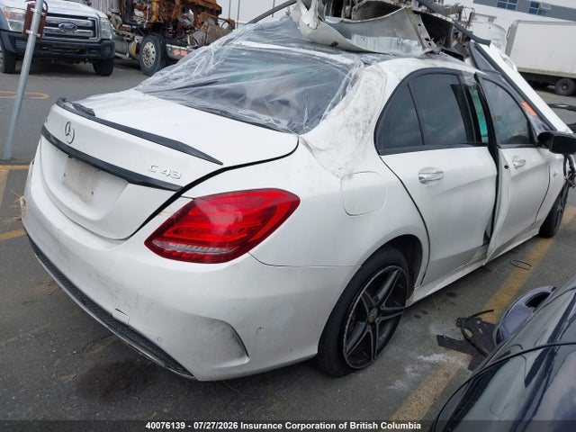 40076139 :رقم المزاد ، 55SWF6EB6HU197578 vin ، 2017 Mercedes-benz C 43 4mati Amg مزاد بيع