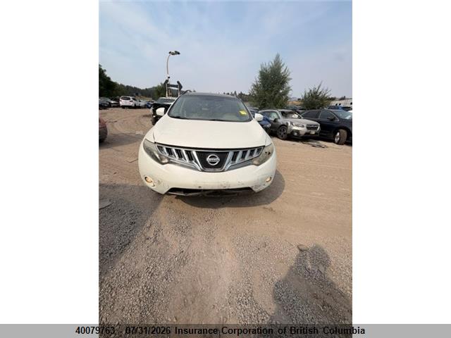 2009 Nissan Murano S/sl/le მანქანა იყიდება აუქციონზე, vin: JN8AZ18WX9W201332, აუქციონის ნომერი: 40079763