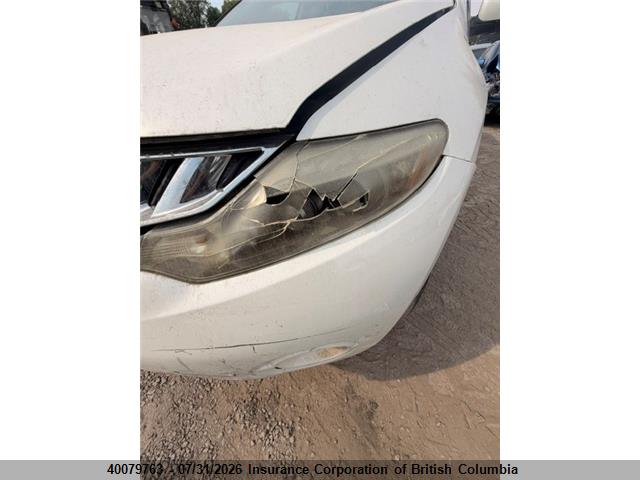 2009 Nissan Murano S/sl/le მანქანა იყიდება აუქციონზე, vin: JN8AZ18WX9W201332, აუქციონის ნომერი: 40079763