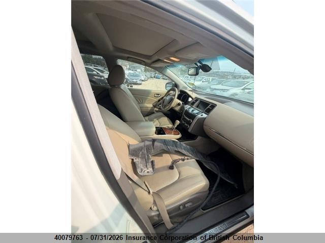 2009 Nissan Murano S/sl/le მანქანა იყიდება აუქციონზე, vin: JN8AZ18WX9W201332, აუქციონის ნომერი: 40079763