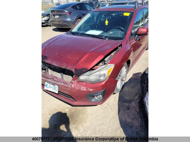 Aukcja sprzedaży 2013 Subaru Impreza 2.0i Touring Package, vin: JF1GPAD66DH837153, numer aukcji: 40079772