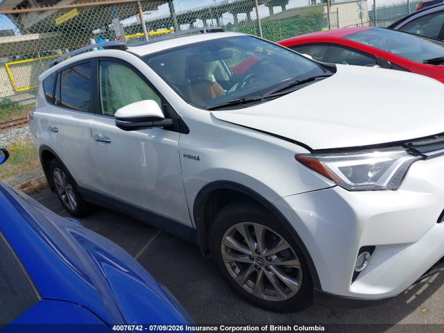 Aukcja sprzedaży 2016 Toyota Rav4 Hv Limited, vin: JTMDJREV5GD044344, numer aukcji: 40076742