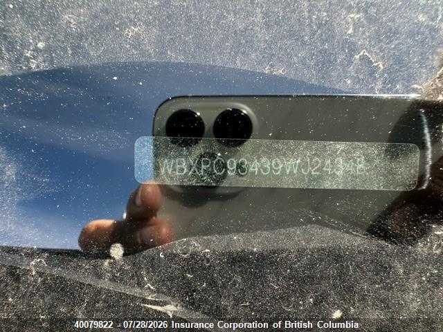 Продаж на аукціоні авто 2009 Bmw X3, vin: WBXPC93439WJ24348, номер лоту: 40079822