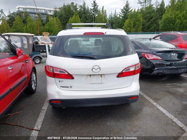 2012 Mazda Mazda5 Gs მანქანა იყიდება აუქციონზე, vin: JM1CW2CL1C0122500, აუქციონის ნომერი: 40079835
