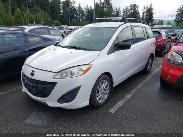 2012 Mazda Mazda5 Gs მანქანა იყიდება აუქციონზე, vin: JM1CW2CL1C0122500, აუქციონის ნომერი: 40079835