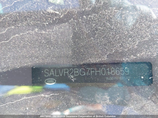 SALVR2BG7FH018659 Land Rover Range Rover Evoque Pure City