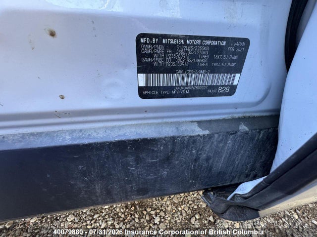 JA4J4UA8XNZ602227 Mitsubishi Outlander Se/black Edition