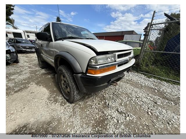 2005 Chevrolet Blazer მანქანა იყიდება აუქციონზე, vin: 1GNCT18X75K110509, აუქციონის ნომერი: 40079900