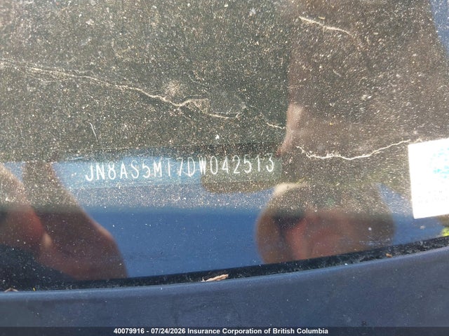40079916 :رقم المزاد ، JN8AS5MT7DW042513 vin ، 2013 Nissan Rogue مزاد بيع