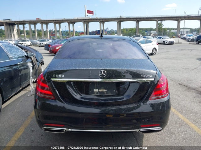 Продажа на аукционе авто 2018 Mercedes-benz S 560 4matic, vin: WDDUG8GB3JA420016, номер лота: 40079808
