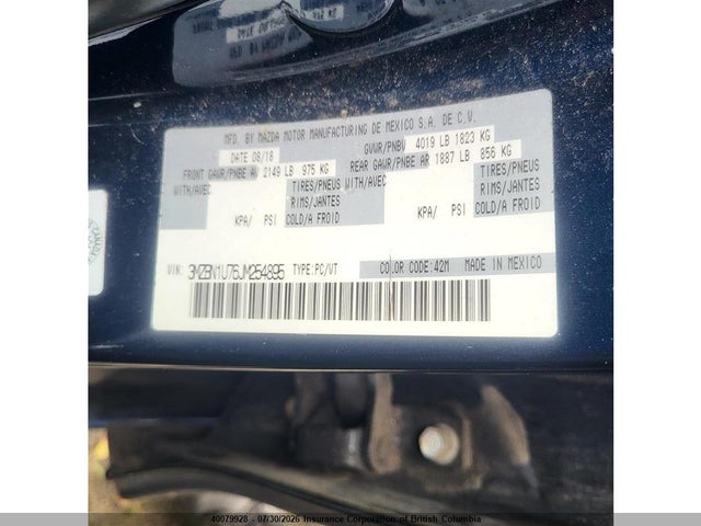 Mazda 3 SPORT 2018 3MZBN1U76JM254895 Image 12