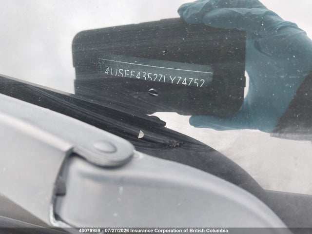 Продаж на аукціоні авто 2007 Bmw X5, vin: 4USFE43527LY74752, номер лоту: 40079959