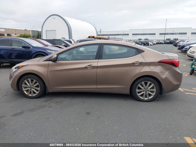40079969 :رقم المزاد ، KMHDH4AE0FU285789 vin ، 2015 Hyundai Elantra Se/sport/limited مزاد بيع