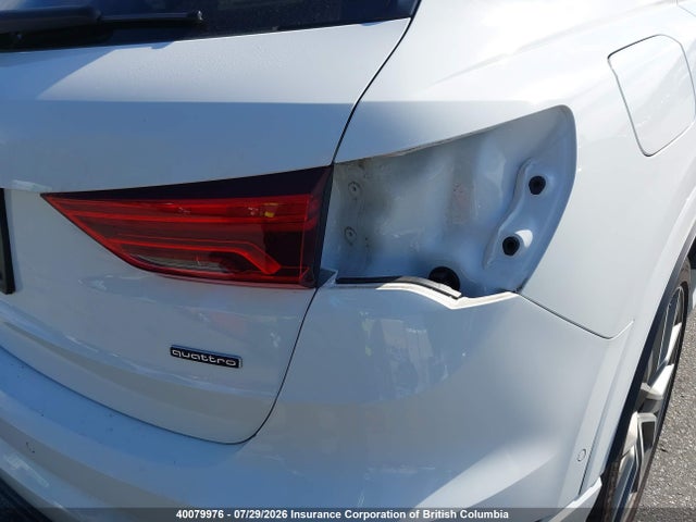 40079976 :رقم المزاد ، WA1FECF34L1057387 vin ، 2020 Audi Q3 مزاد بيع