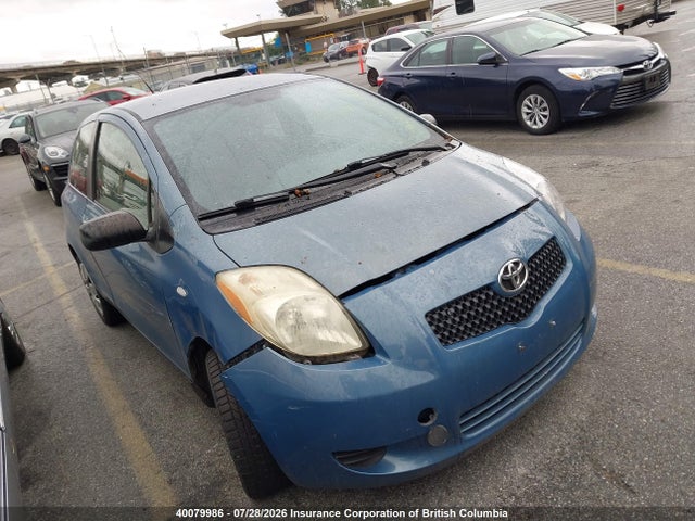 40079986 :رقم المزاد ، JTDJT923085160823 vin ، 2008 Toyota Yaris مزاد بيع