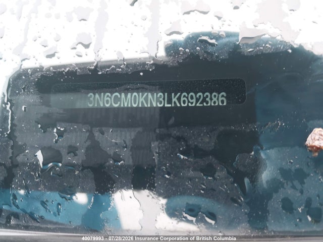 Продаж на аукціоні авто 2020 Nissan Nv200 2.5s/2.5sv, vin: 3N6CM0KN3LK692386, номер лоту: 40079993
