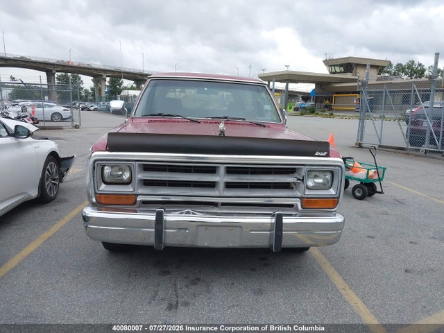 1989 Dodge Ramcharger Ad-100 მანქანა იყიდება აუქციონზე, vin: 3B4GE17Y2KM910733, აუქციონის ნომერი: 40080007