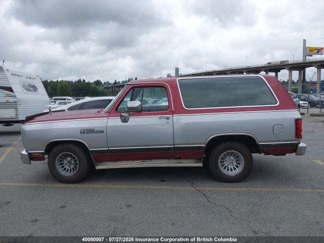 1989 Dodge Ramcharger Ad-100 მანქანა იყიდება აუქციონზე, vin: 3B4GE17Y2KM910733, აუქციონის ნომერი: 40080007