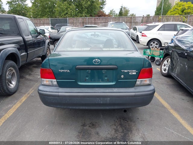 Продажа на аукционе авто 1998 Toyota Tercel Ce, vin: JT2BC53L1W0301106, номер лота: 40080013