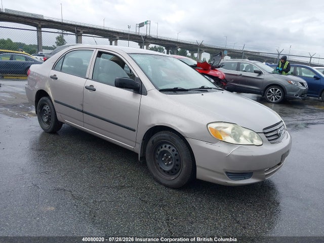 2003 Toyota Corolla Ce/le/s მანქანა იყიდება აუქციონზე, vin: 2T1BR32E93C711277, აუქციონის ნომერი: 40080020