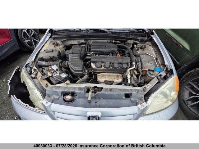 Продаж на аукціоні авто 2002 Honda Civic, vin: 2HGES16472H916951, номер лоту: 40080033