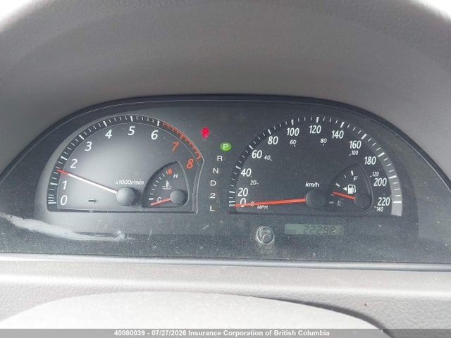 Aukcja sprzedaży 2002 Toyota Camry, vin: JTDBE32K920116634, numer aukcji: 40080039