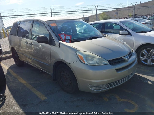 40076692 :رقم المزاد ، 5TDZA29C85S294376 vin ، 2005 Toyota Sienna Ce مزاد بيع