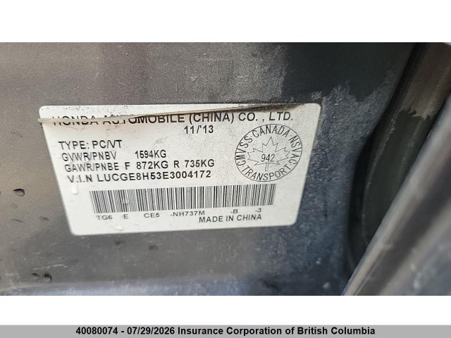 Honda Fit 2014 LUCGE8H53E3004172 Image 17